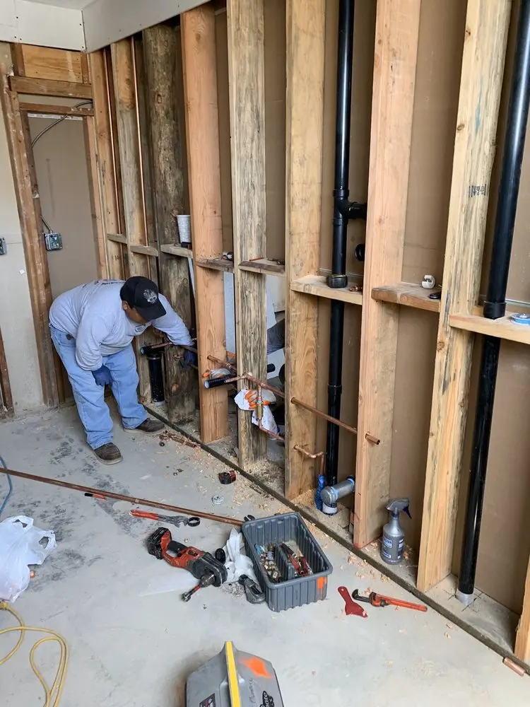 Commercial rough-in plumbing for Water Heater Replacement in Forest View
